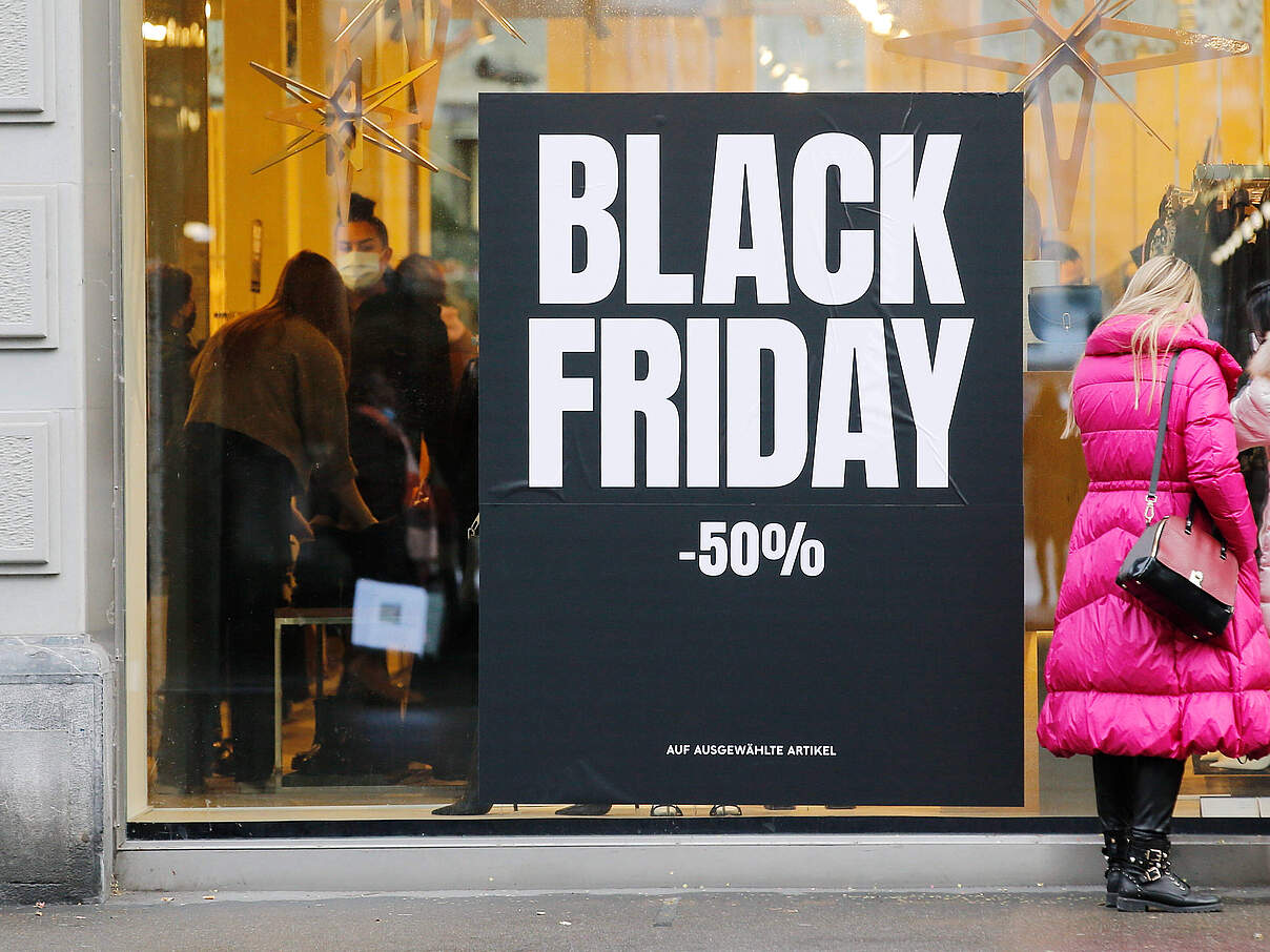 Black Friday Schaufenster