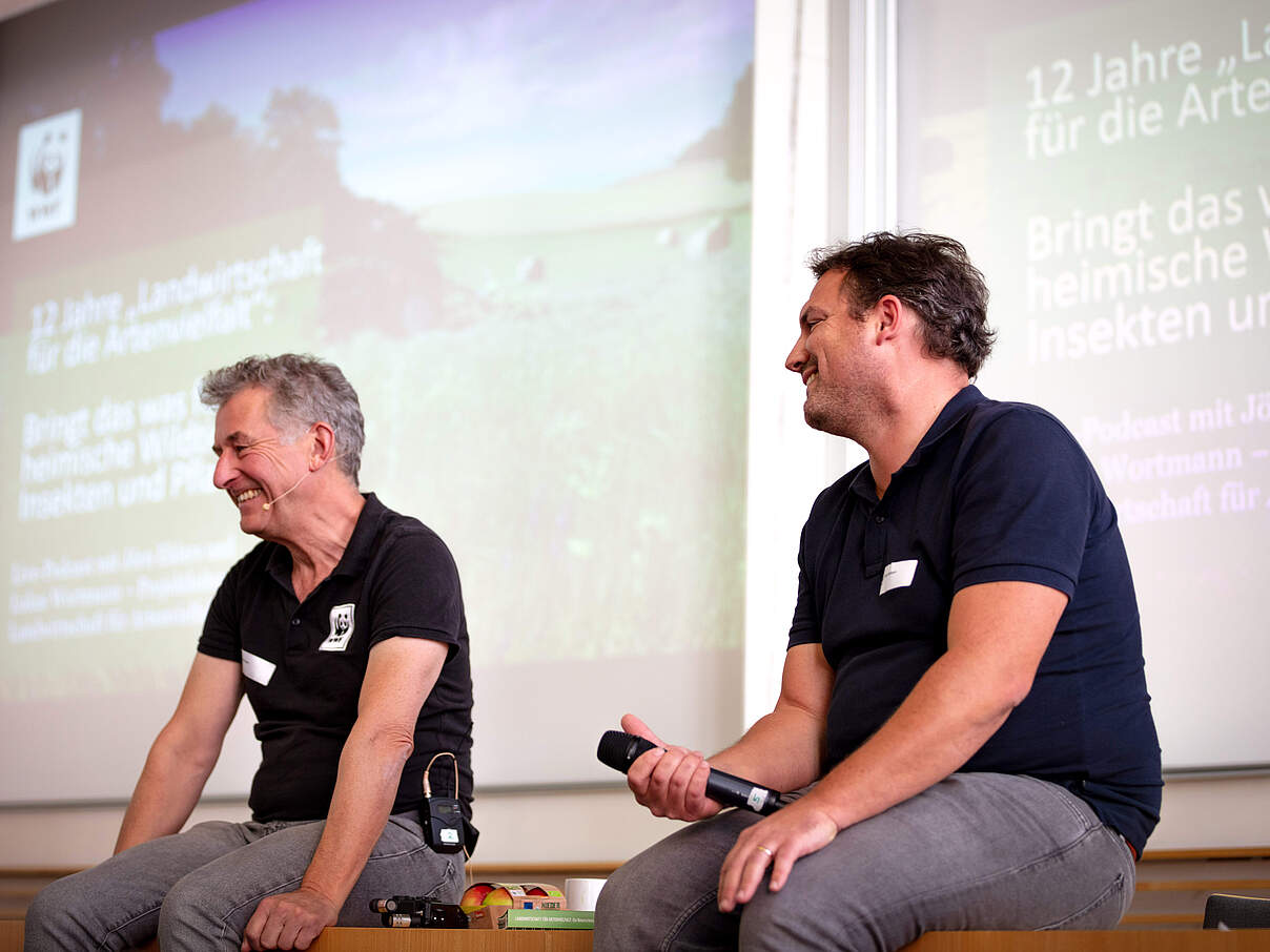Live Podcast beim Global Protector Treffen 2024 © Kathrin Tschirner / WWF Live Podcast beim Global Protector Treffen 2024 © Kathrin Tschirner / WWF