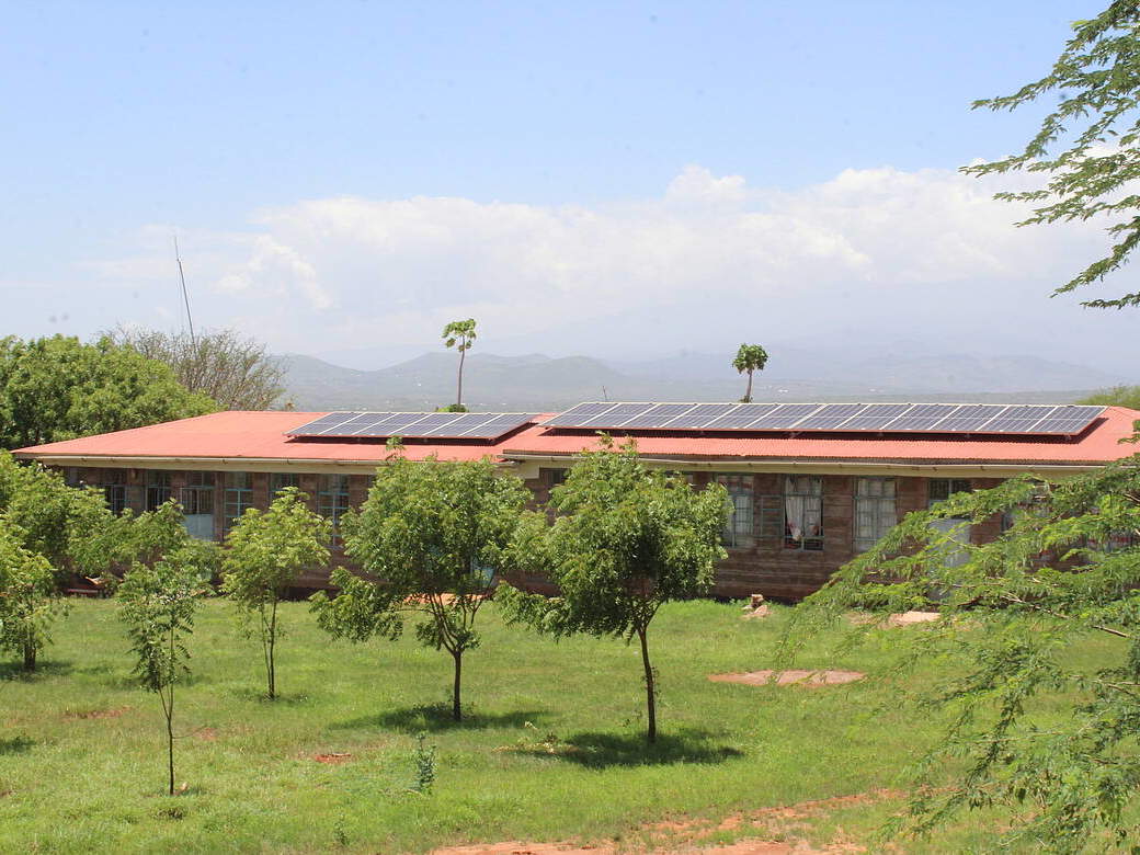 Solarstrom für das Ndilidau-Gesundheitszentrum in Kenia © WWF Kenya