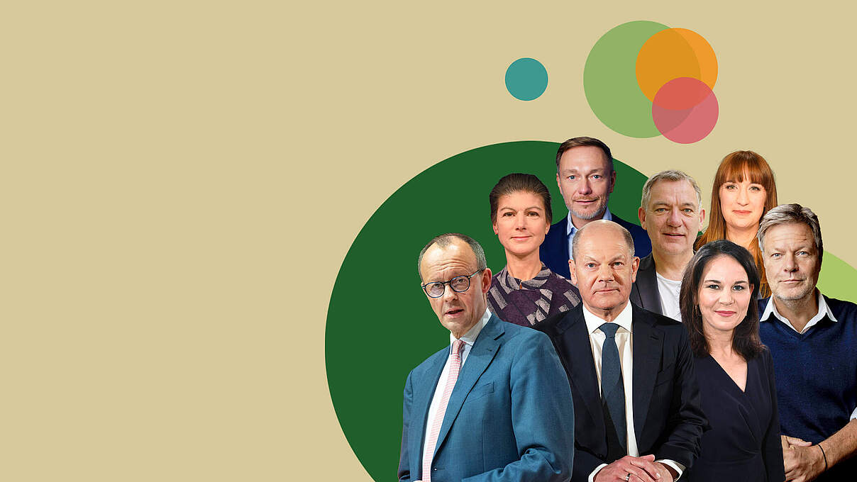 Spitzenkandidat:innen zur Bundestagswahl 2025 © imago images (8)