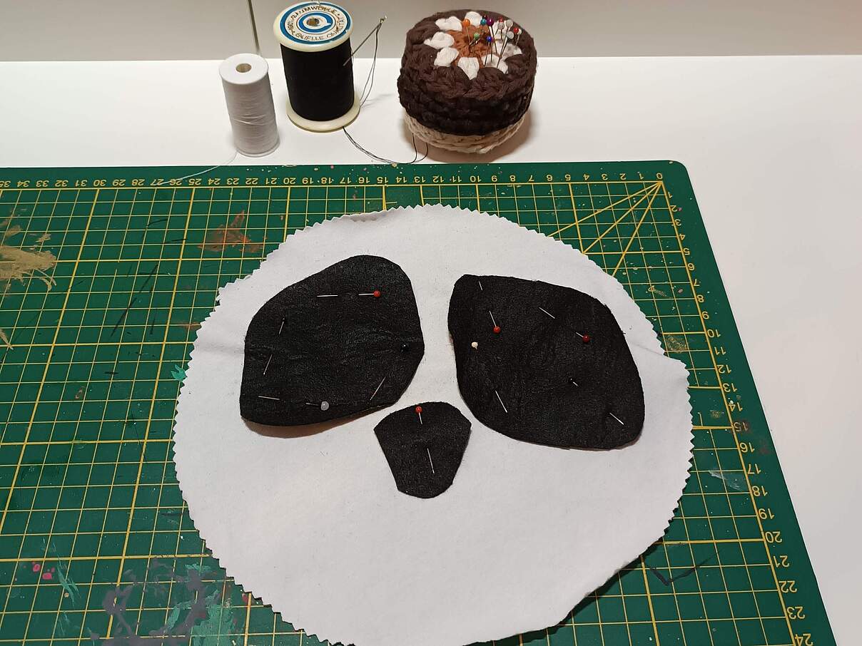 Pandakissen nähen