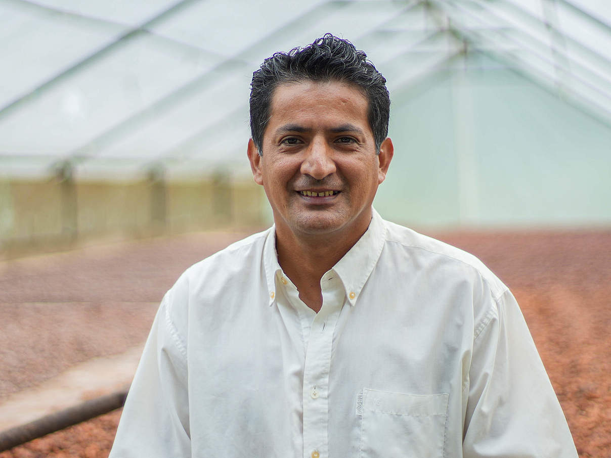 Carlos Pozo, Kallari-Kakaokooperative Ecuador © Gabriel Vanerio / WWF Ecuador