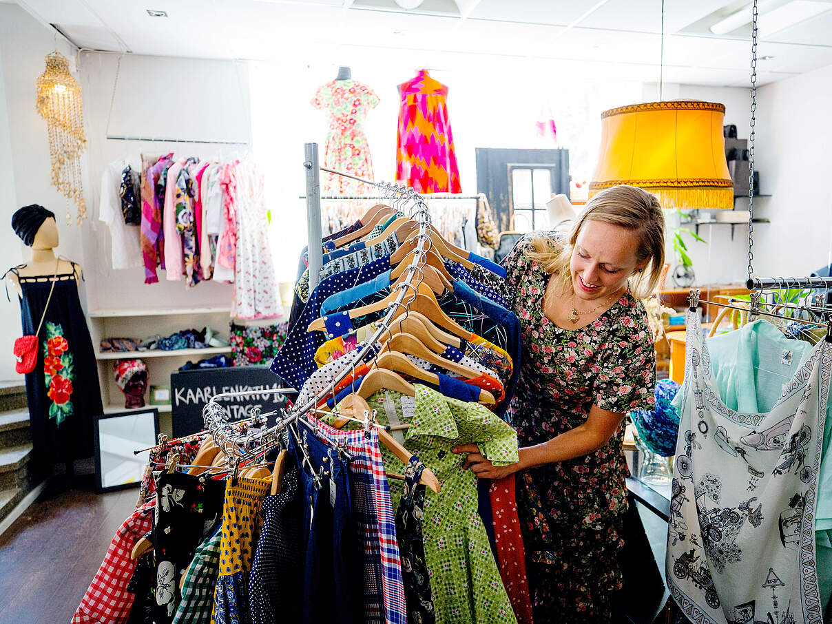 Secondhand Kleider Shopping © Ella Kiviniemi / WWF