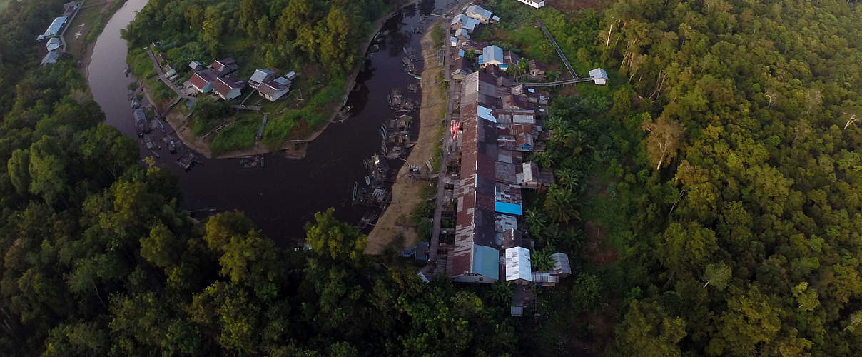 Das "Grüne Dorf" Melemba in Westkalimantan © WWF Indonesia