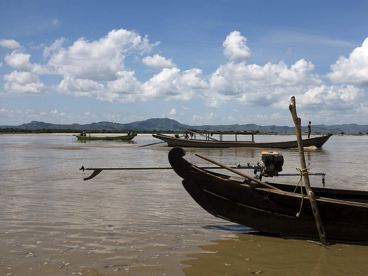 Fischerboote in Myanmar © Stephen Kelly / WWF-US