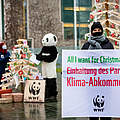 Klima-Wunschzettel-Aktion vor dem Kanzleramt © Jörg Farys / WWF