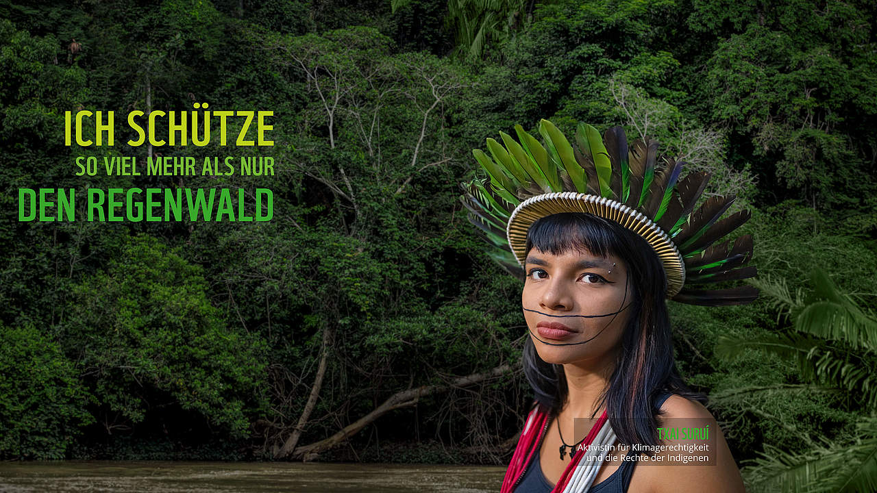 Txai Suruí © Mboakara Uru eu wau wau / WWF-Brazil