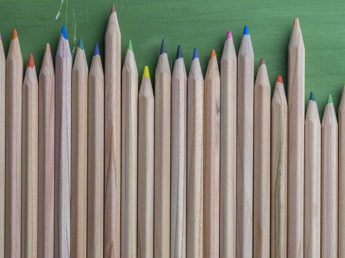 Buntstifte sind umweltfreundlich © Daniel Stewart Lustig / iStock / Getty Images Plus