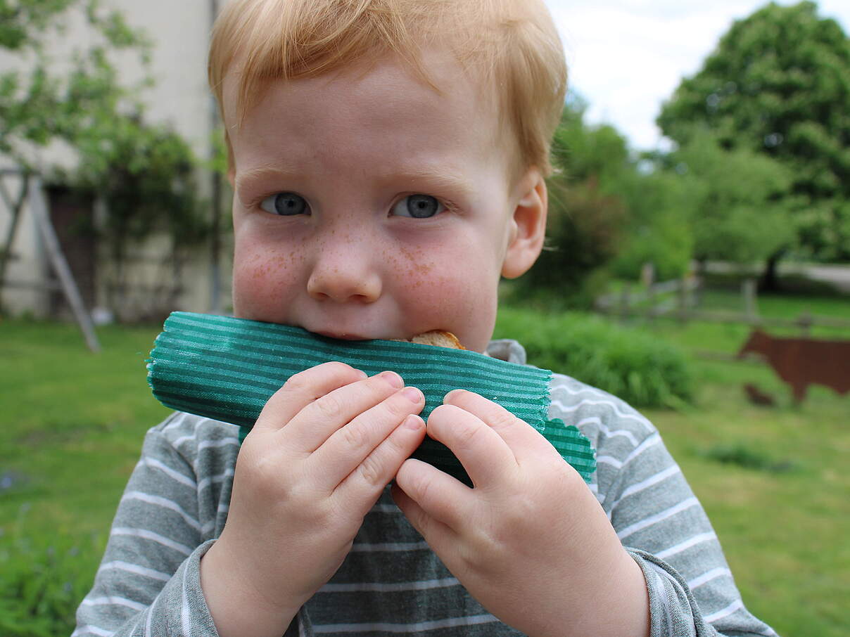 Selbst gemachtes Bienenwachstuch 