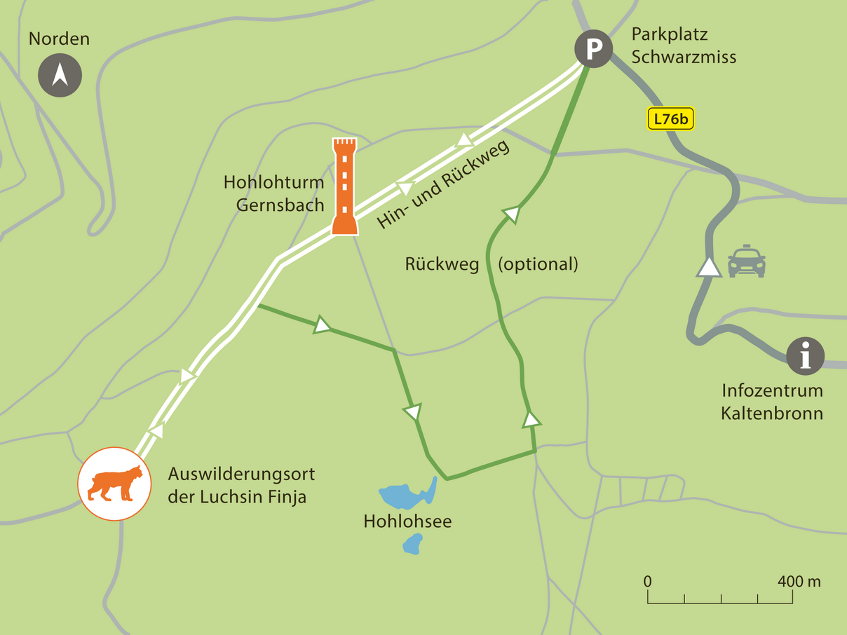 Karte Schwarzwald 