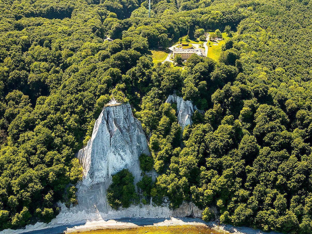 Luftbild des Nationalpark-Zentrum Königsstuhl © Nationalpark-Zentrum Königsstuhl / WWF