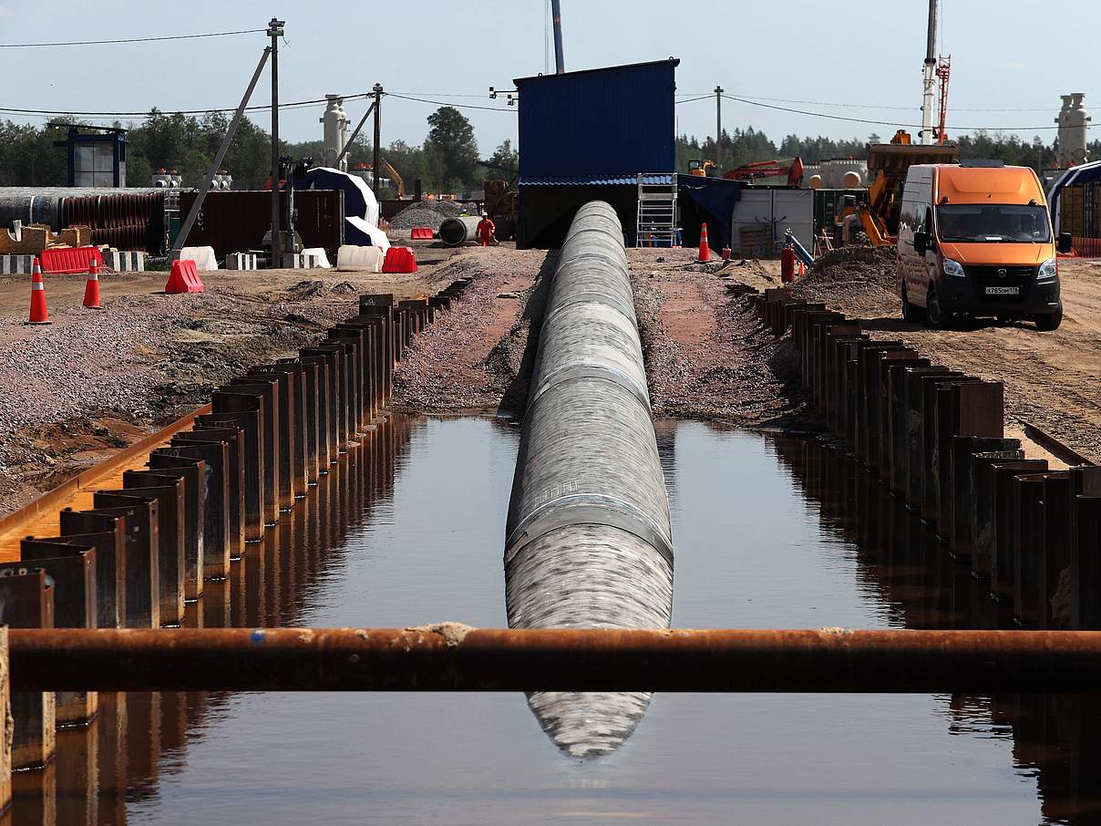 Ostsee-Pipeline Nord Stream 2 © imago images / ITAR-TASS / Alexander Demianchuk