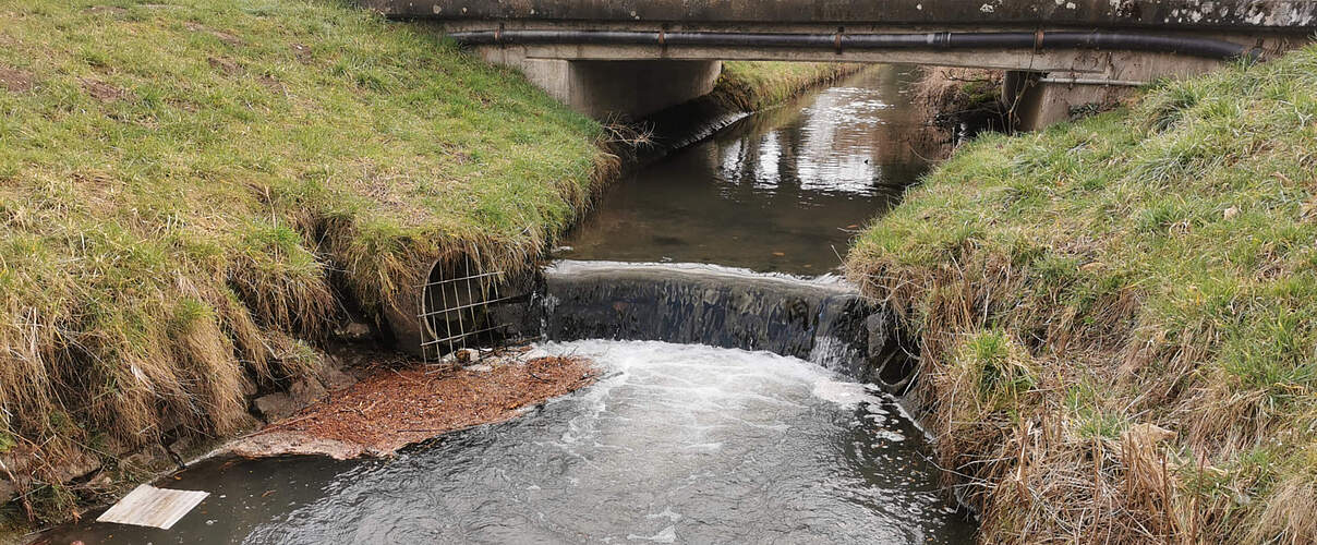 Wehr an der Kleinen Paar © Gemeinde Baar