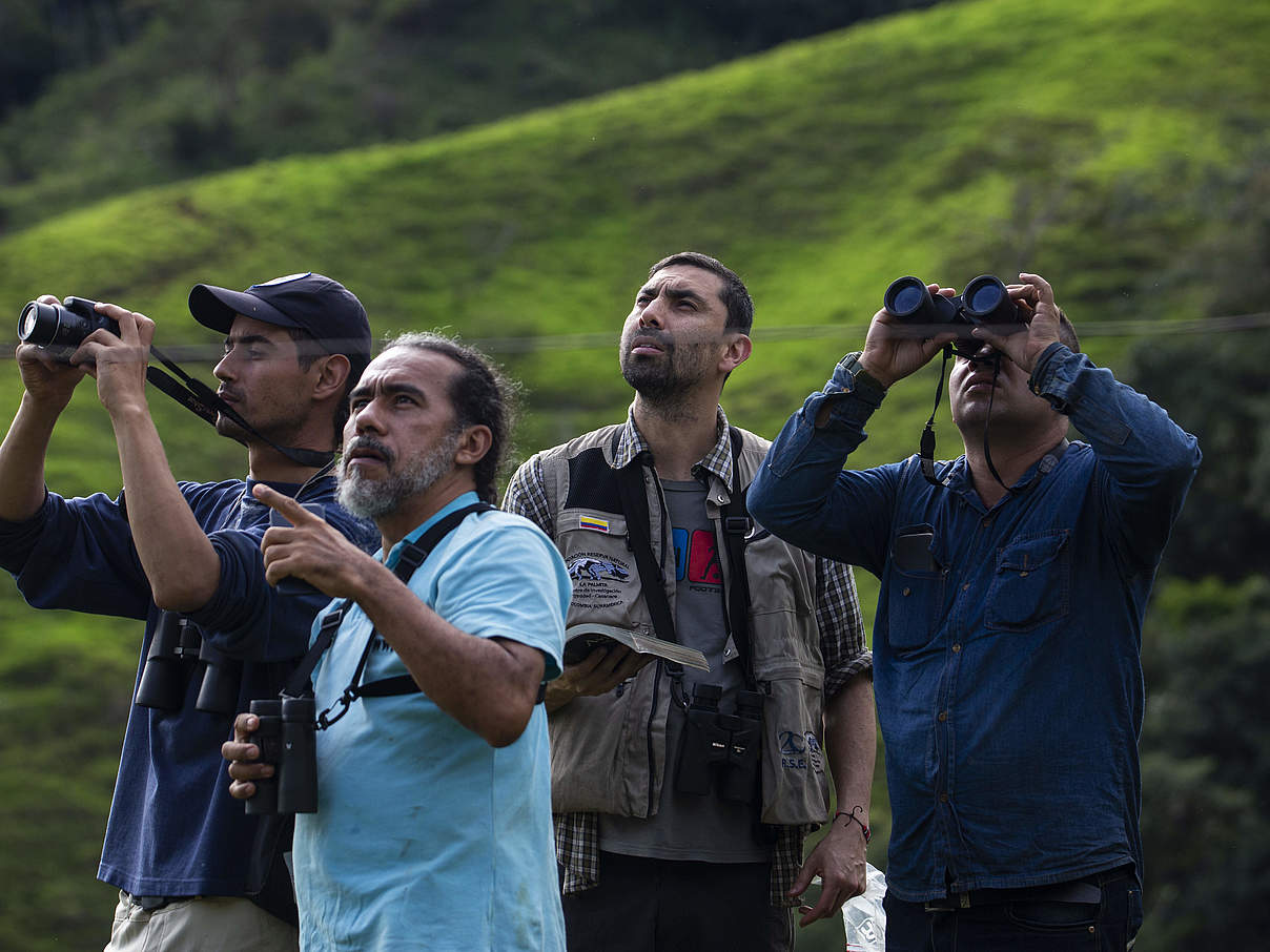 Expedition in den Nationalpark Cordillera de los Picachos, Kolumbien © Pablo Mejía /WWF Colombia