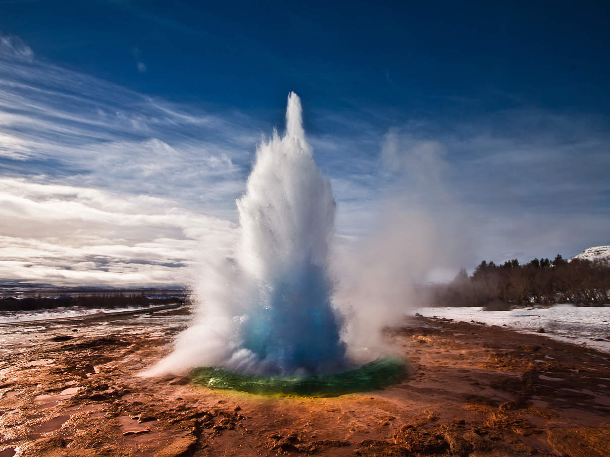 Erdwärme aus heißer Quelle © iStock / Getty Images