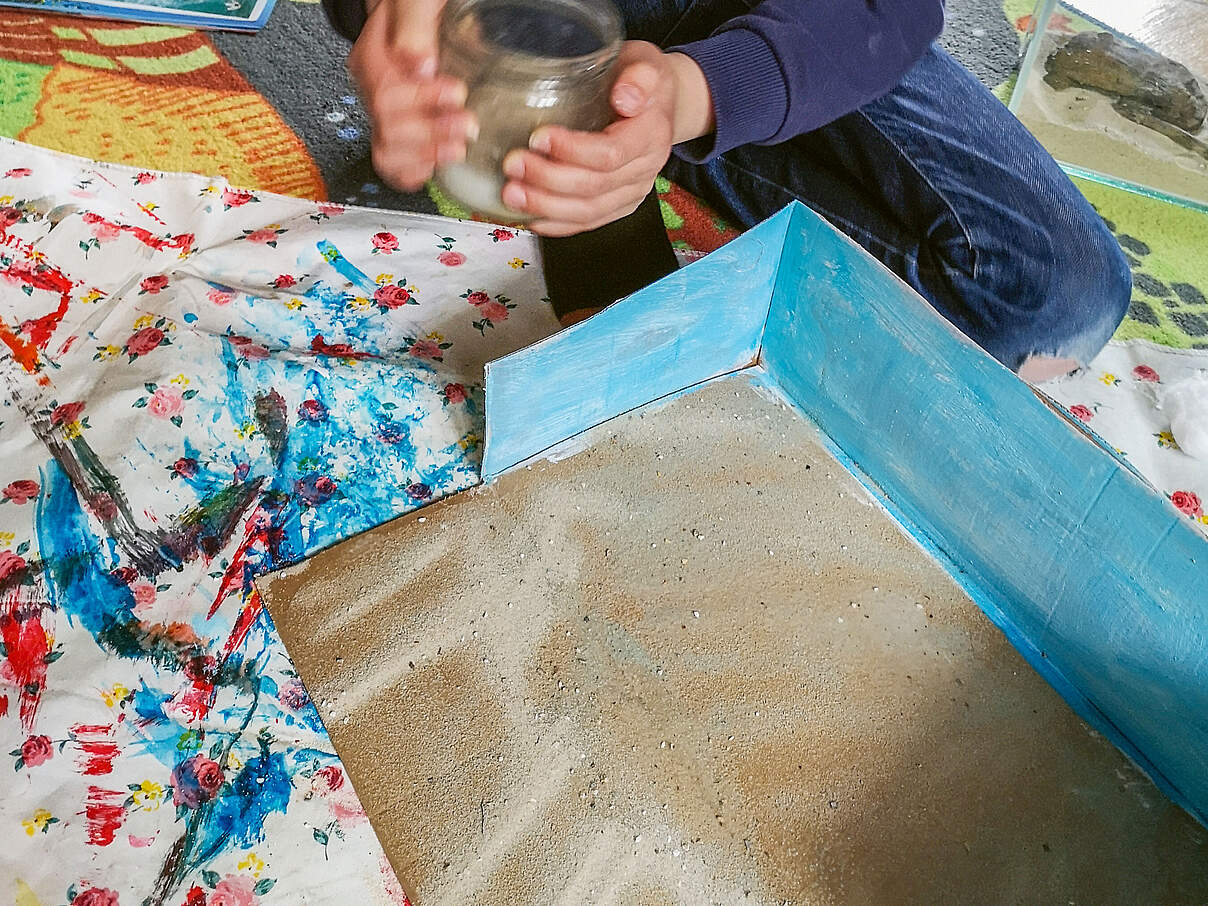 Basteltipp: Heide im Karton