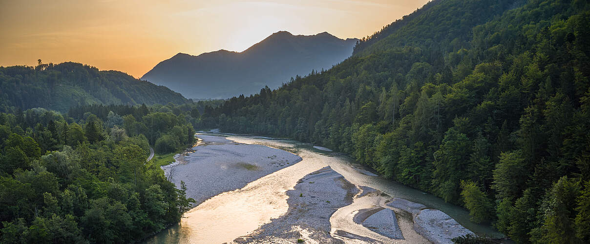 Der Fluss Tiroler Achen 