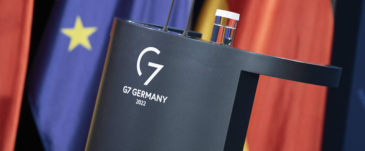 G7-Pressekonferenz, 2022 © Imago Chris Emil Janßen