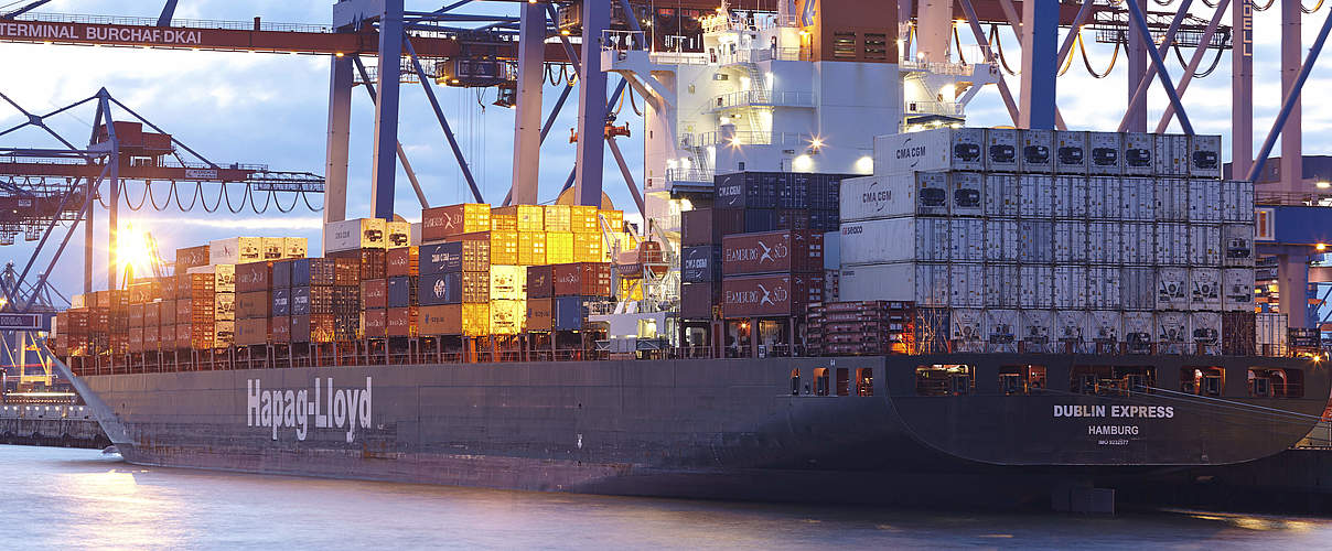 Buchardkai im Hamburger Hafen © Schulzhattingen / Getty Images / iStockphoto 