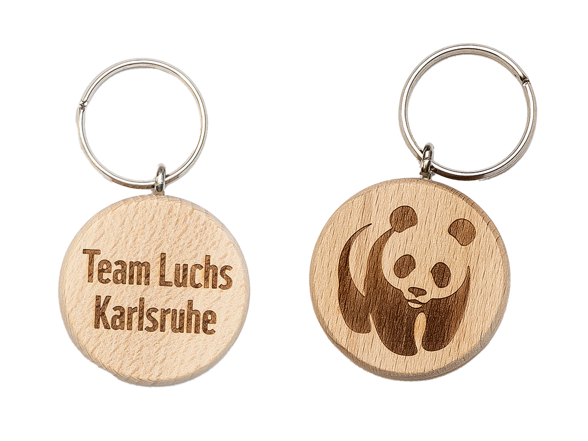 Schlüsselanhänger „Team Luchs Karlsruhe“