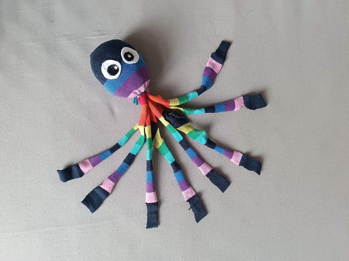 Socktopus basteln