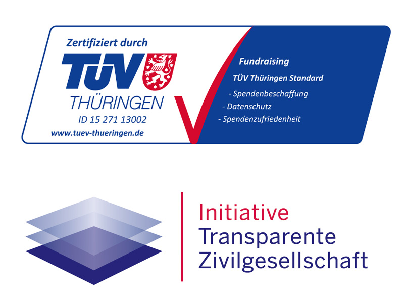 Zertifizierung TÜV und Transparente Zivilgesellschaft